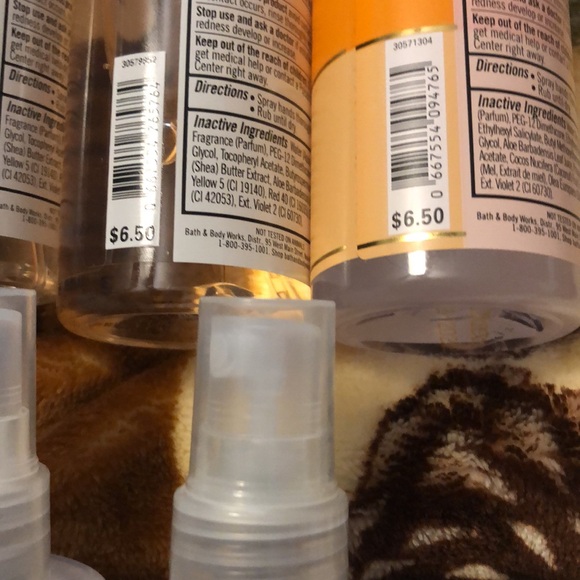 NWT Bath & Body Works 7 Pc Hand Spray 3 OZ Each - Picture 7 of 7